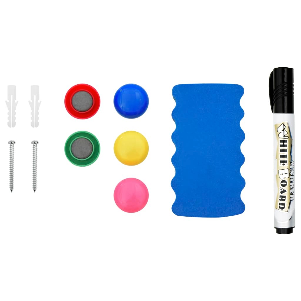 Magnetic Dry-erase Whiteboard White 120x60 cm Steel